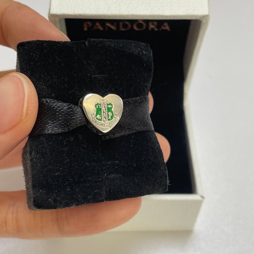 Pandora AKA Charm Alpha Kappa Alpha Sorority Bead Charm
